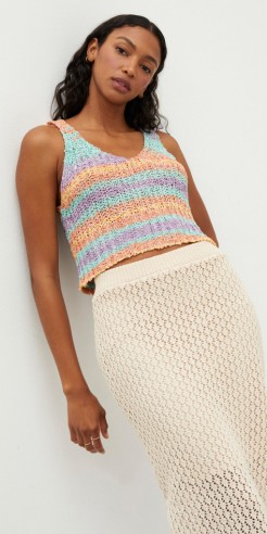 stripe-print-crochet-top